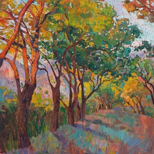 Landscape oil paintings by female painter Erin Hansen